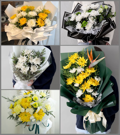 广东揭阳市惠来县溪西镇白事花束代送